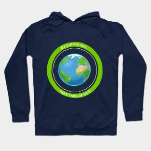 Green New Deal Earth Hoodie